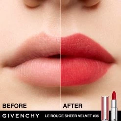 Givenchy Le Rouge Sheer Velvet Ricarica Rossetto -Vendite Givenchy || Mulac Cosmetics || Gyada Cosmetics Givenchy Labbra Le Rouge Sheer Velvet Ricarica 11