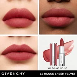 Givenchy Le Rouge Sheer Velvet Ricarica Rossetto -Vendite Givenchy || Mulac Cosmetics || Gyada Cosmetics Givenchy Labbra Le Rouge Sheer Velvet Ricarica 8