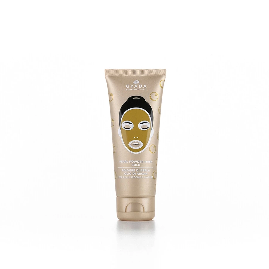 Gyada Cosmetics Pearl Powder Mask - Gold Maschera Viso 1 Gyada Cosmetics Pearl Powder Mask - Gold Maschera Viso